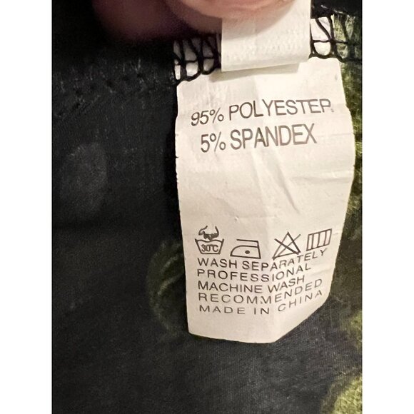 Floral Open Front Kimono Cardigan Black Sheer Cover-Up 2XL Lightweight Plus Size - Picture 8 of 13